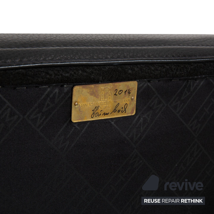 6er Stuhl Set Wittmann Alma 4x Schwarz 2x Rot Nappa Leder