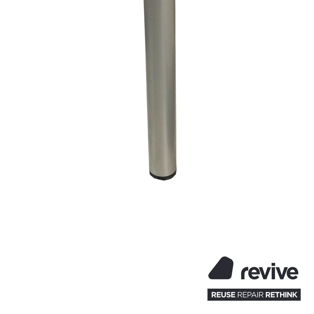 Ensemble de 8 chaises Calligaris en cuir marron pour salle à manger