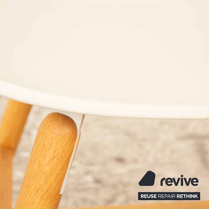 Lot de 8 Casamania Vad Chair Chaise en Plastique Blanc Salle à Manger
