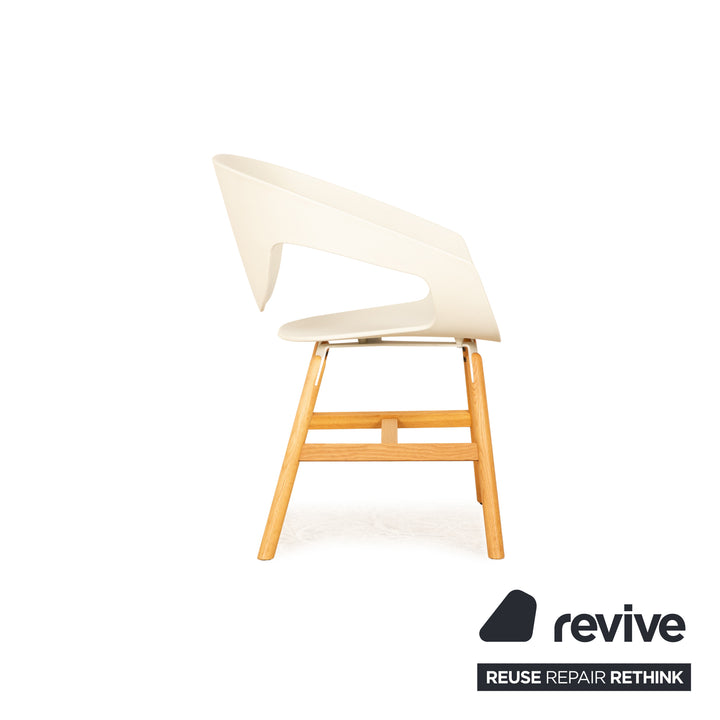 Lot de 8 Casamania Vad Chair Chaise en Plastique Blanc Salle à Manger