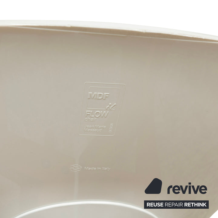 Set of 8 MDF Italia Flow Chair Plastic Chair White