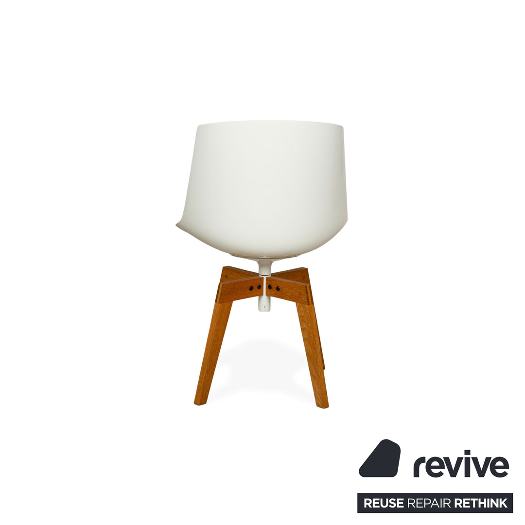 Set of 8 MDF Italia Flow Chair Plastic Chair White
