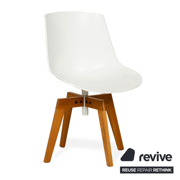 Set of 8 MDF Italia Flow Chair Plastic Chair White