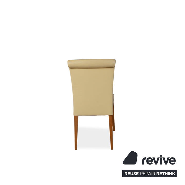 Ensemble en cuir Poltrona Vittoria pour femme, jaune