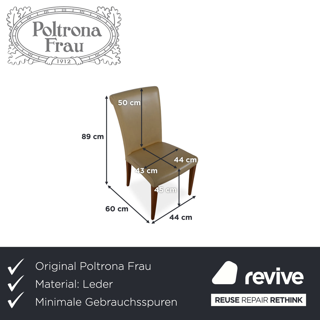 Ensemble en cuir Poltrona Vittoria pour femme, jaune