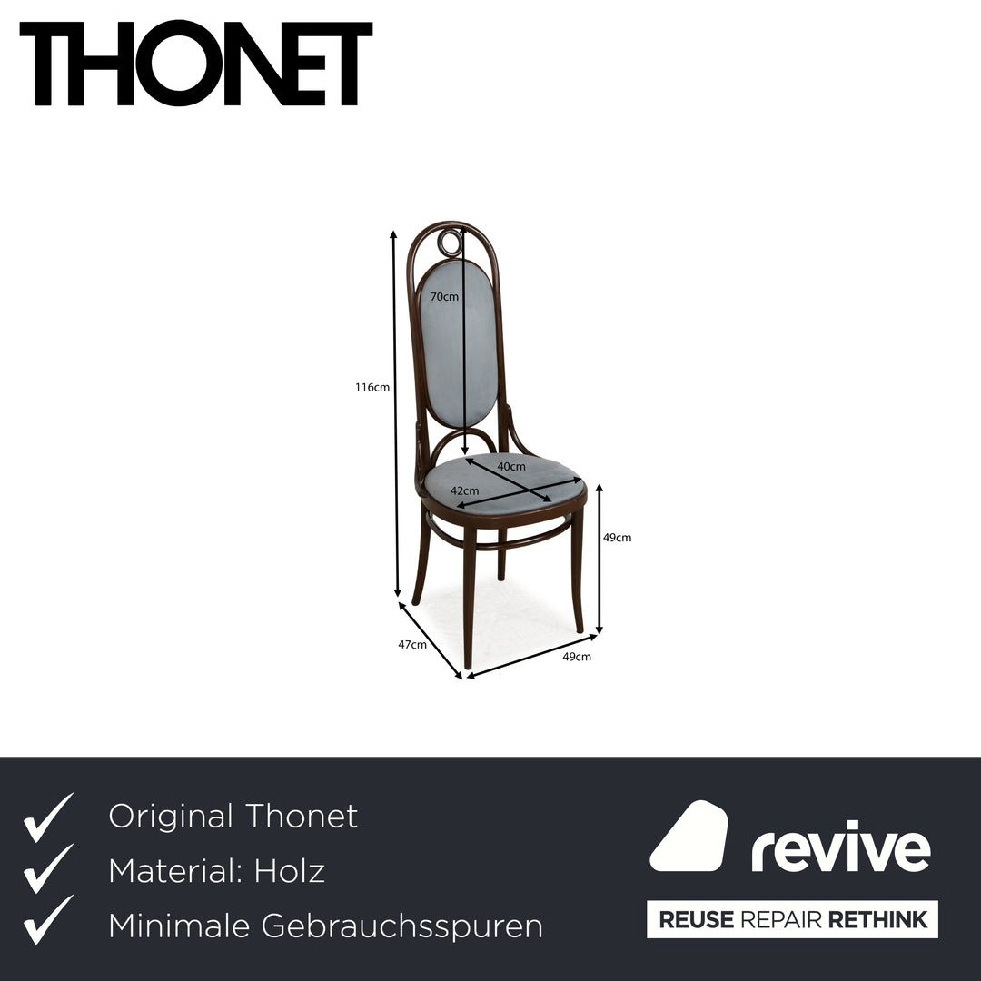 8er Stuhl Garnitur Thonet Holz Stuhl Braun Esszimmer