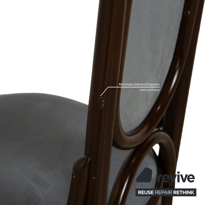 8er Stuhl Garnitur Thonet Holz Stuhl Braun Esszimmer