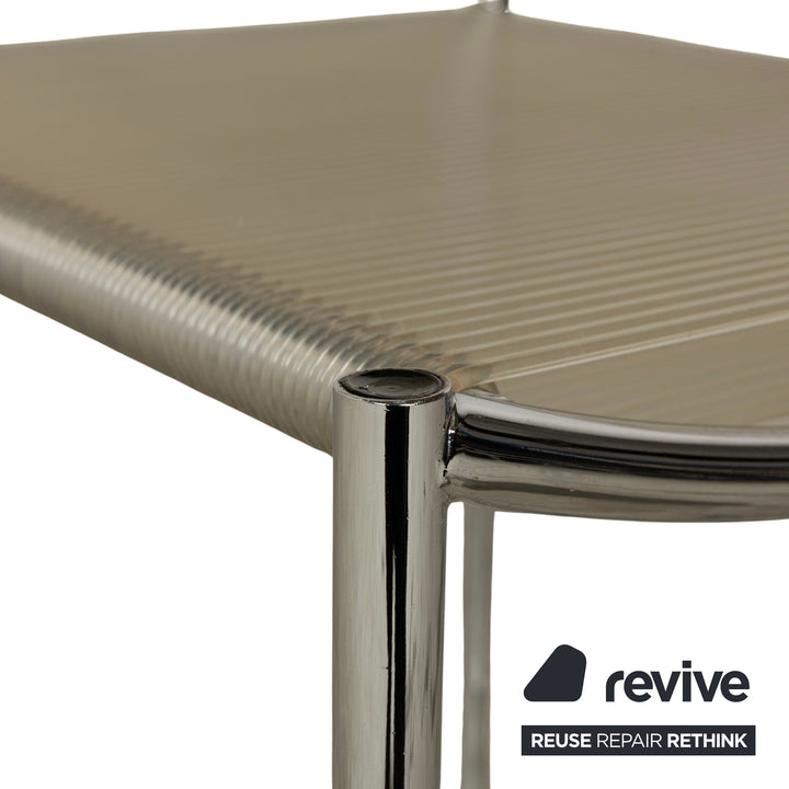 Alias ​​101 Spaghetti Chair Steel Chair Silver