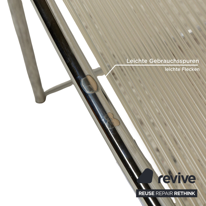 Alias ​​101 Spaghetti Chair Steel Chair Silver