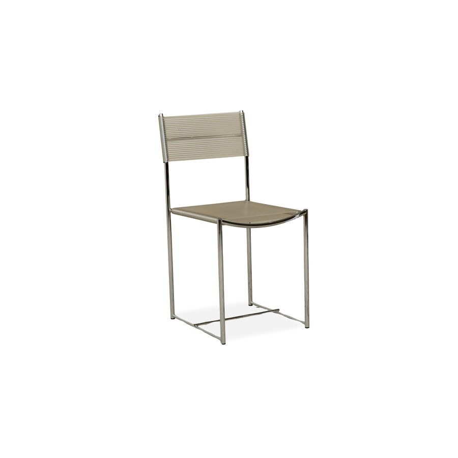 Chaise Spaghetti Alias ​​​​101 en acier argenté