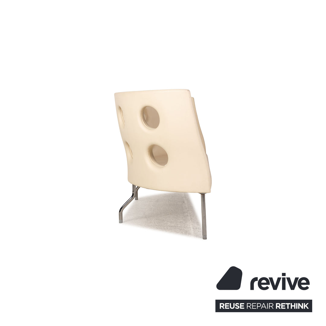 Alias ​​​​Flexus 916 Ensemble de canapé en simili cuir Crème Canapé trois places