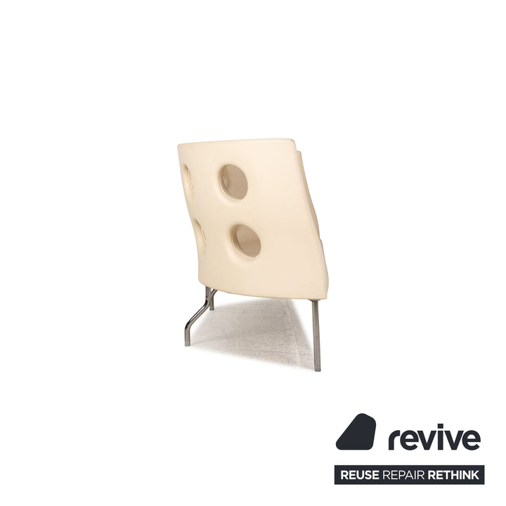 Alias ​​​​Flexus 916 Ensemble de canapé en simili cuir Crème Canapé trois places