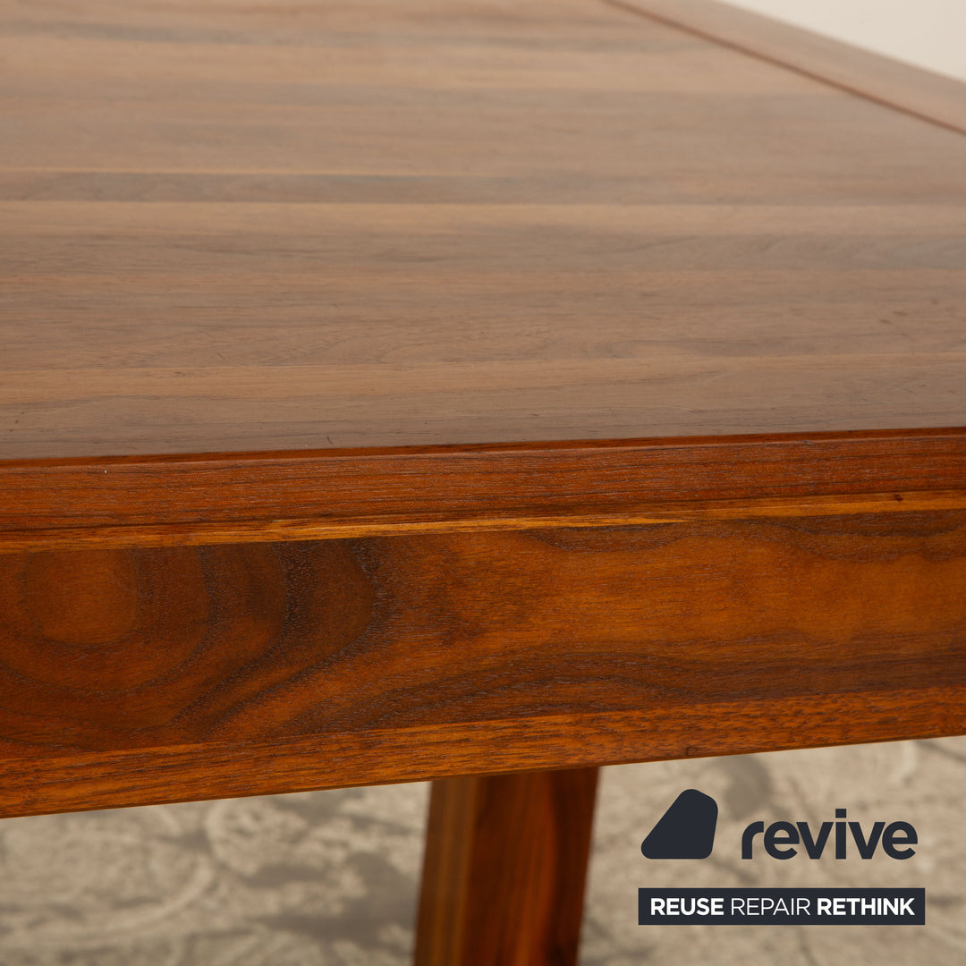 Annexe Cube table à manger en bois noyer marron extensible 160/260 x 76 x 100cm