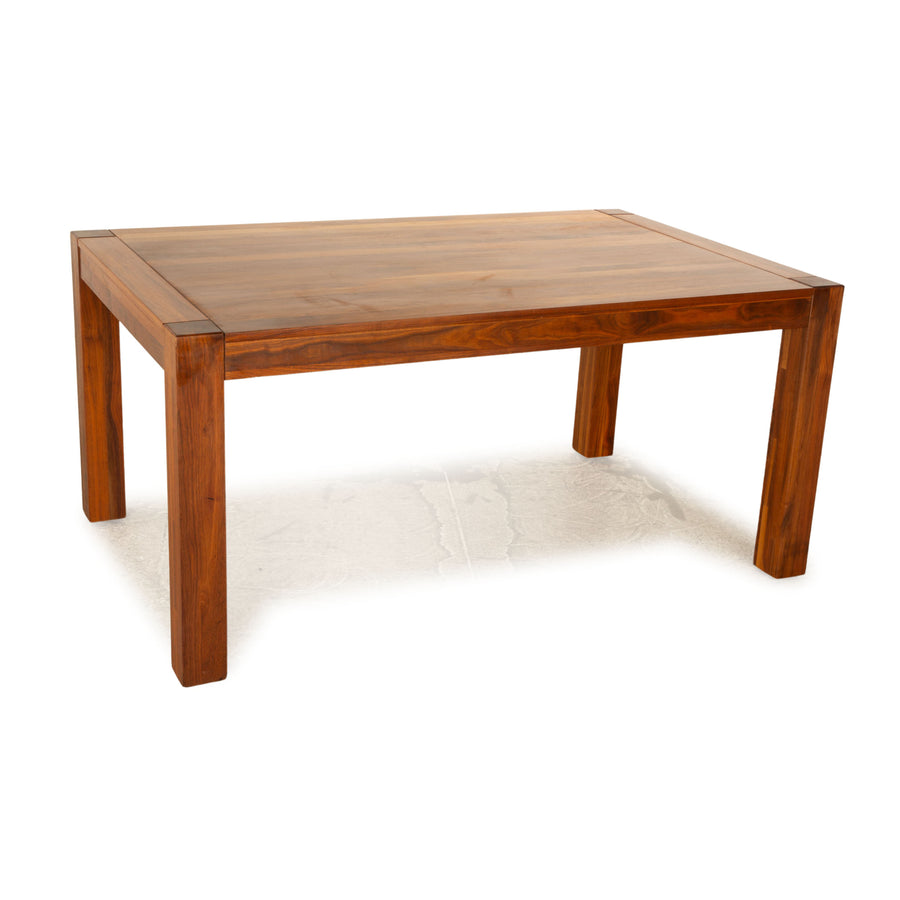 Annexe Cube table à manger en bois noyer marron extensible 160/260 x 76 x 100cm