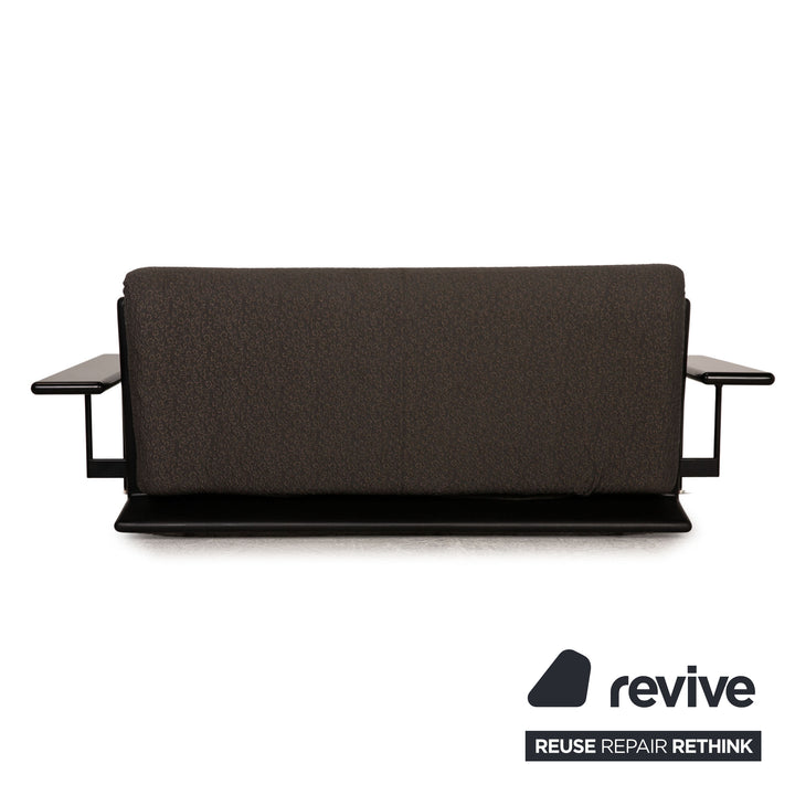 Canapé en tissu Arflex Pepper gris motif canapé trois places