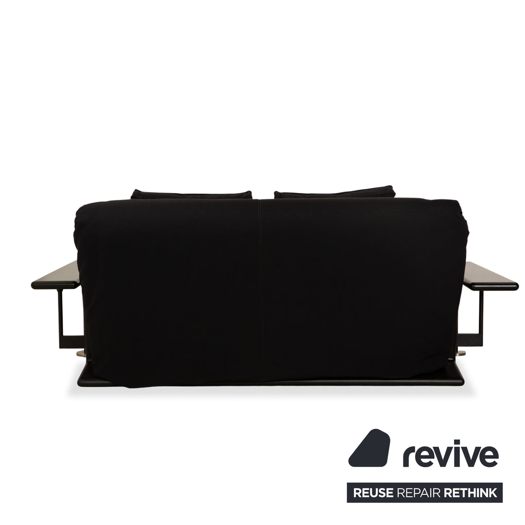 Arflex Pepper Stoff Stoff Dreisitzer Schwarz Schlafsofa Couch