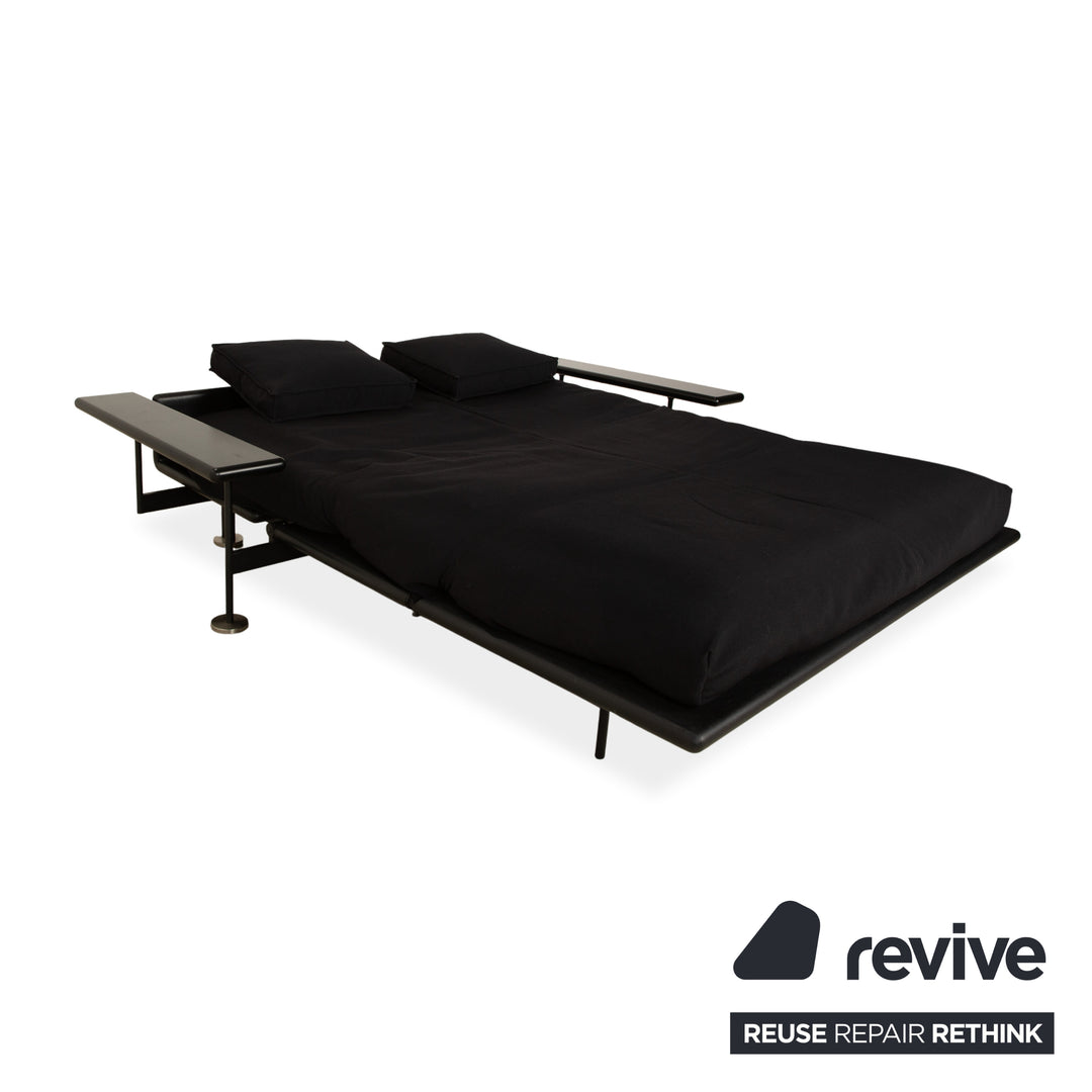 Arflex Pepper Stoff Stoff Dreisitzer Schwarz Schlafsofa Couch