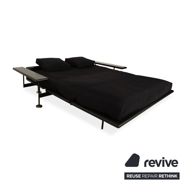 Arflex Pepper Stoff Stoff Dreisitzer Schwarz Schlafsofa Couch