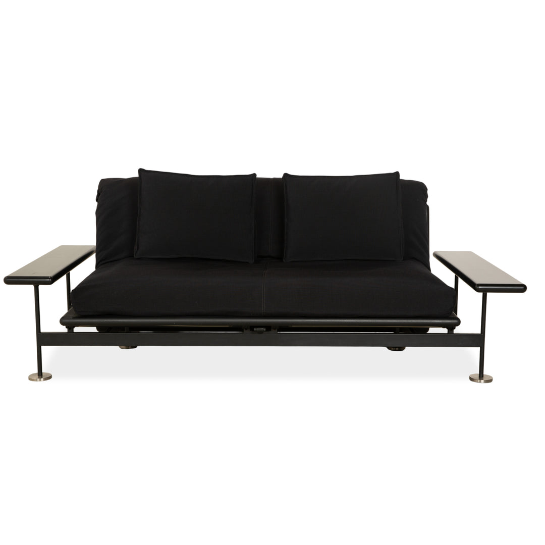 Arflex Pepper Stoff Stoff Dreisitzer Schwarz Schlafsofa Couch