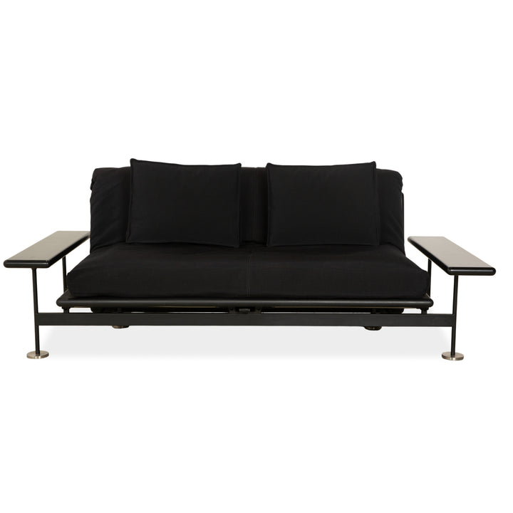 Arflex Pepper Stoff Stoff Dreisitzer Schwarz Schlafsofa Couch