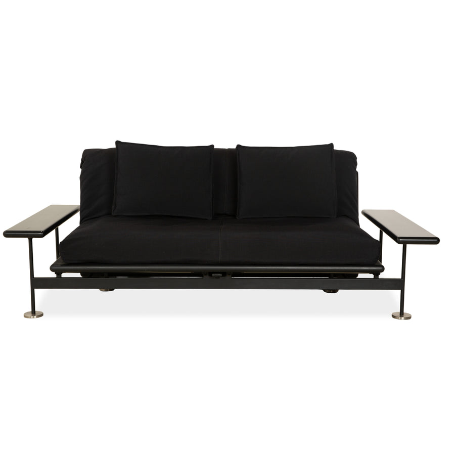 Arflex Pepper Stoff Stoff Dreisitzer Schwarz Schlafsofa Couch