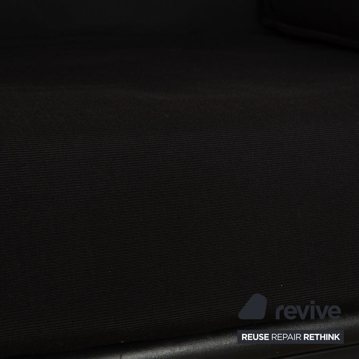 Arflex Pepper Stoff Stoff Dreisitzer Schwarz Schlafsofa Couch