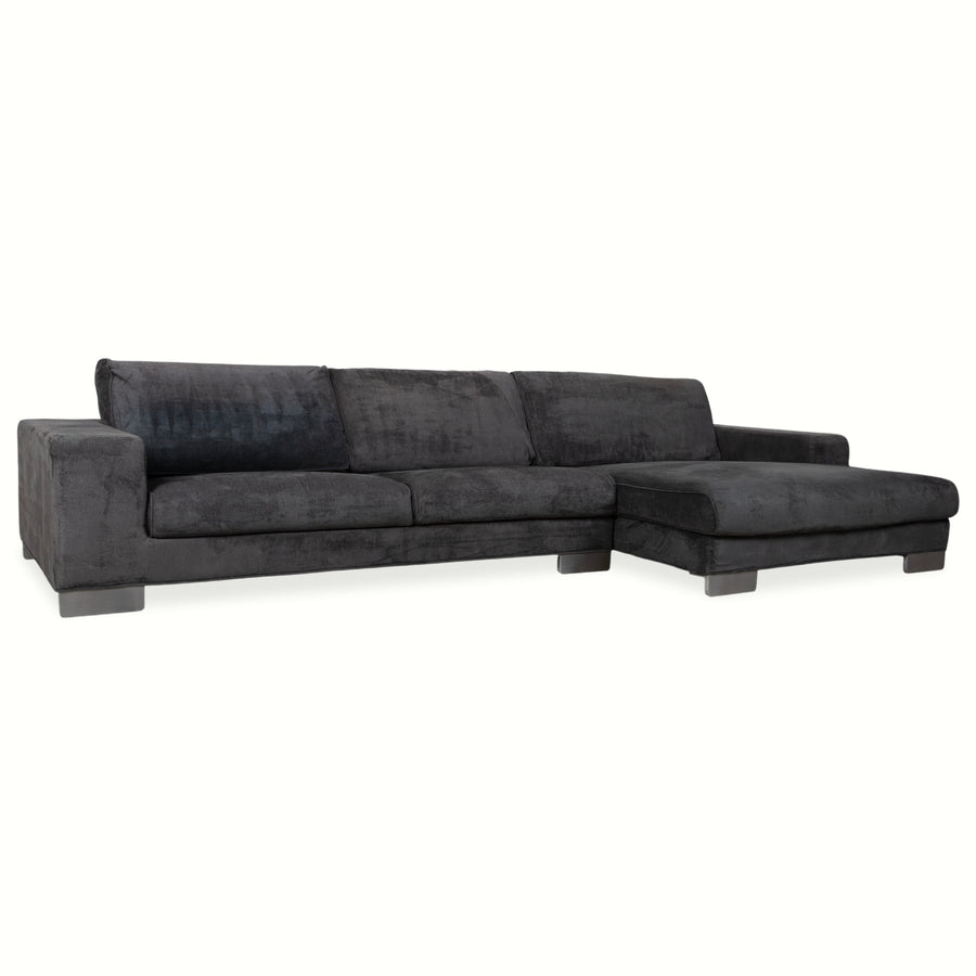 arketipo Stoff Ecksofa Grau Blau Sofa Couch