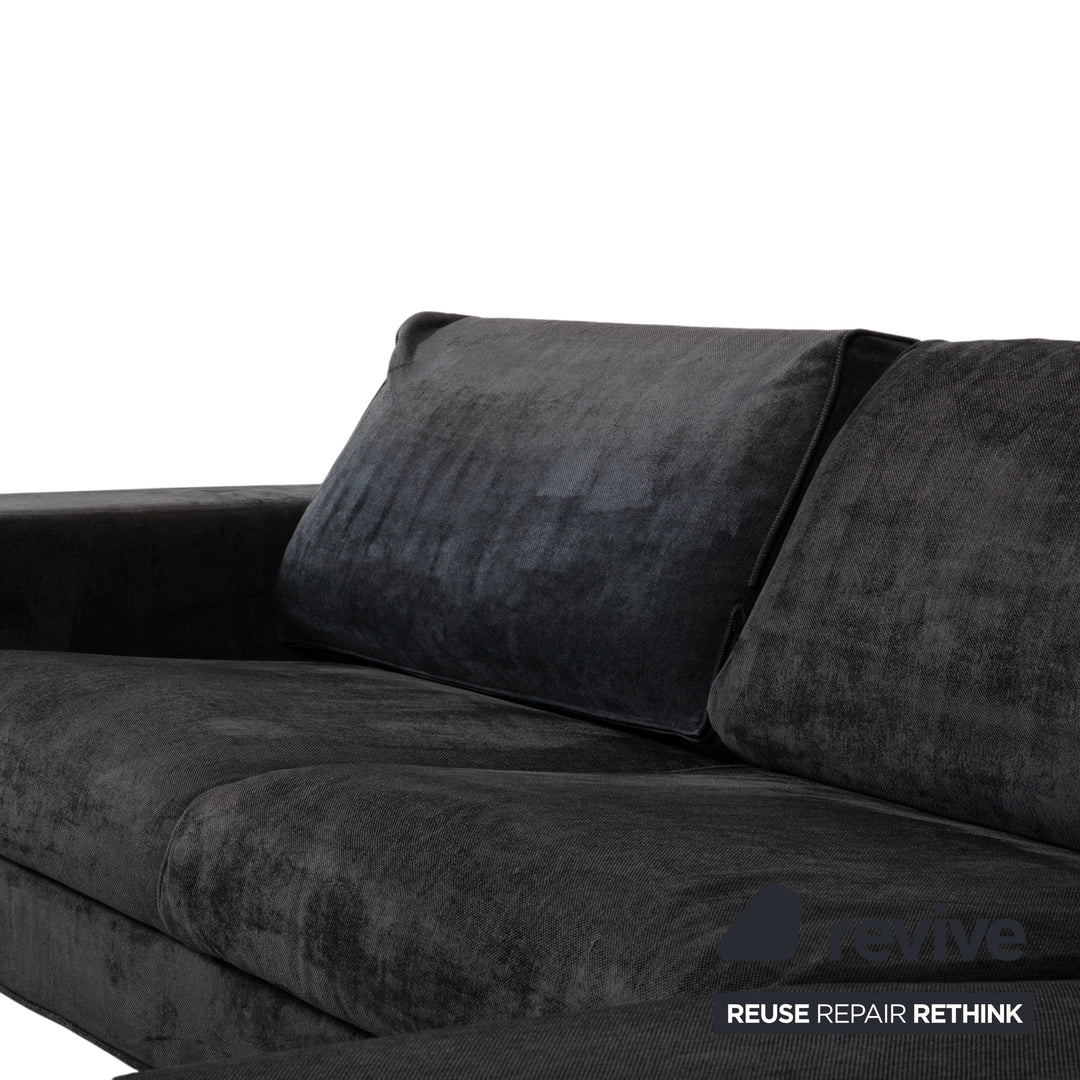 arketipo Stoff Ecksofa Grau Blau Sofa Couch