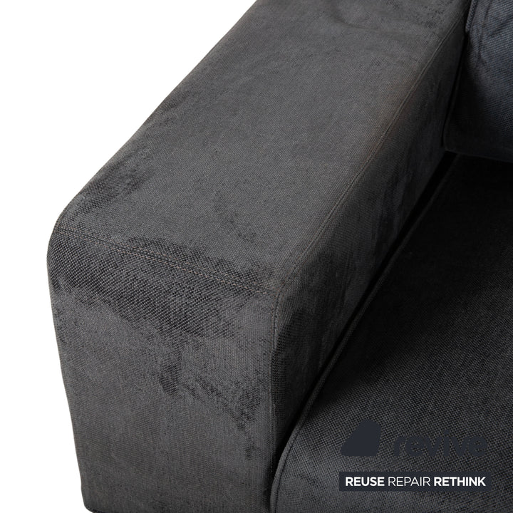 arketipo Stoff Ecksofa Grau Blau Sofa Couch