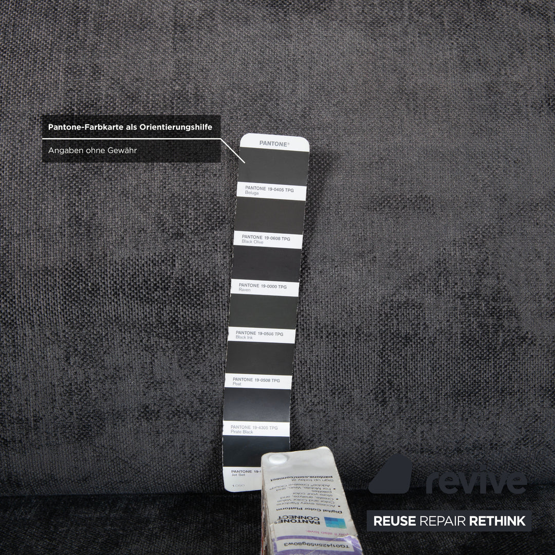 arketipo Stoff Ecksofa Grau Blau Sofa Couch