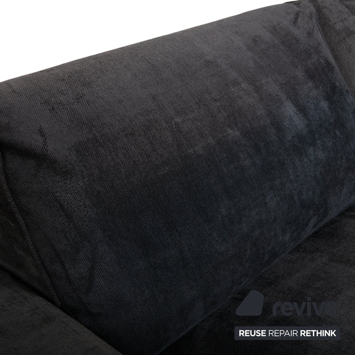 arketipo Stoff Ecksofa Grau Blau Sofa Couch