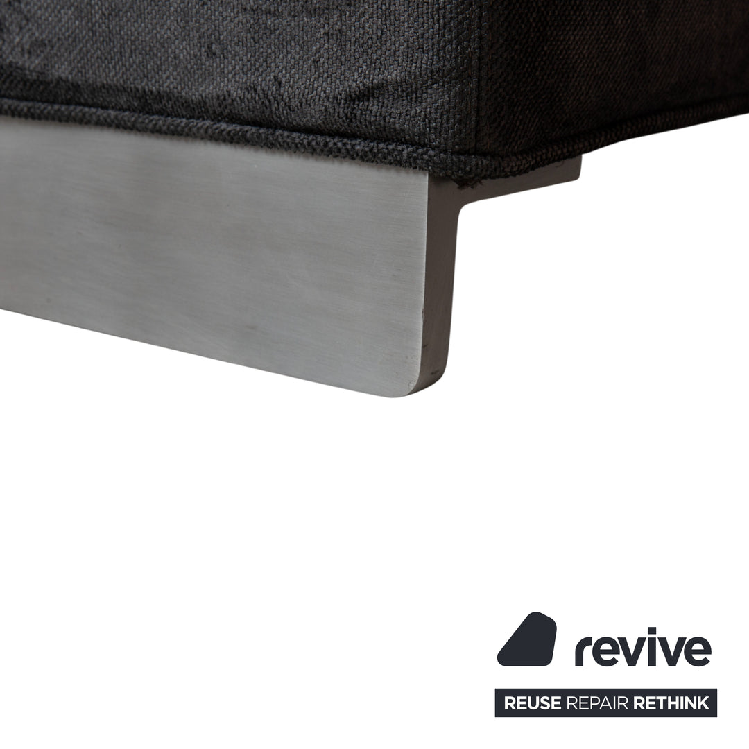 arketipo Stoff Ecksofa Grau Blau Sofa Couch