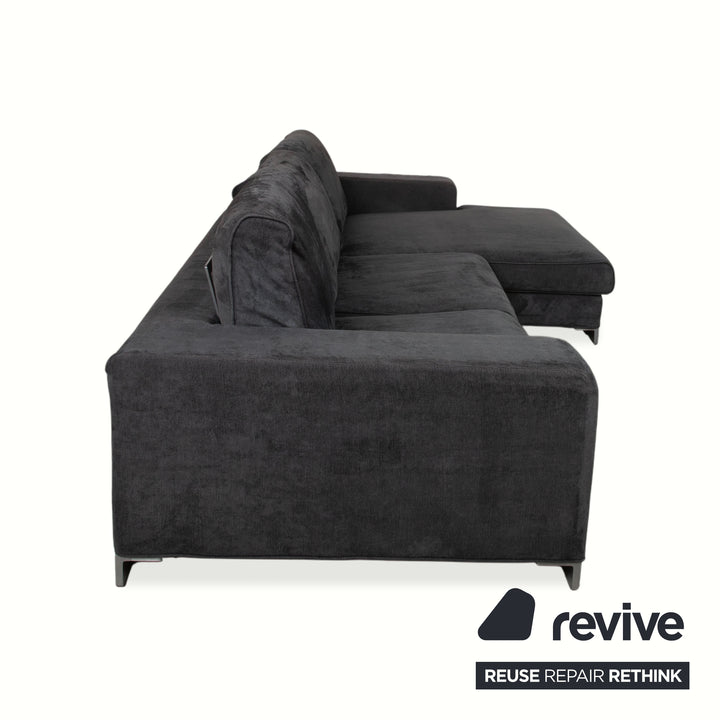 arketipo fabric corner sofa grey blue sofa couch