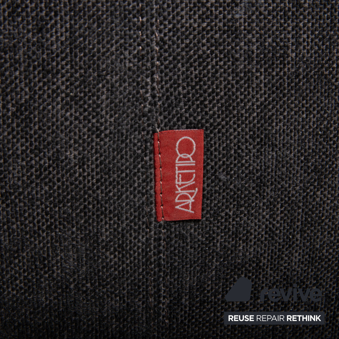 arketipo Stoff Ecksofa Grau Blau Sofa Couch