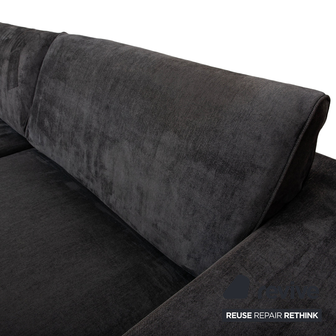 arketipo Stoff Ecksofa Grau Blau Sofa Couch