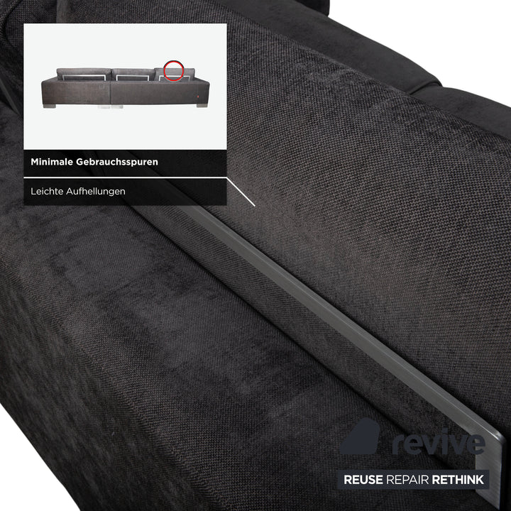 arketipo Stoff Ecksofa Grau Blau Sofa Couch