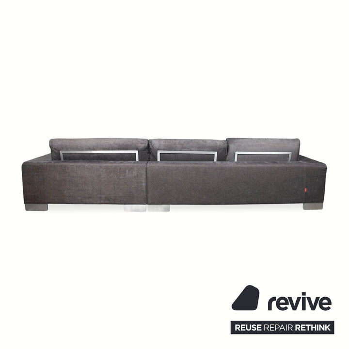 arketipo Stoff Ecksofa Grau Blau Sofa Couch