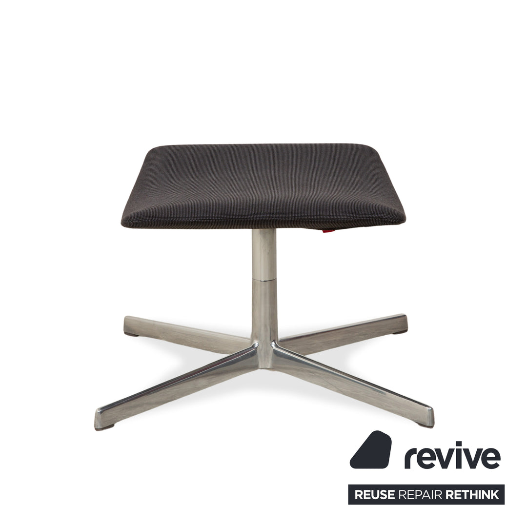 Arper Catifa 46 Stoff Hocker Dunkelgrau Blau