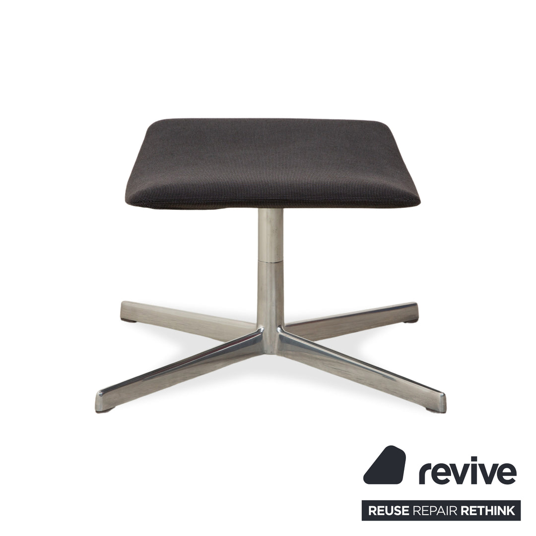 Arper Catifa 46 Stoff Hocker Dunkelgrau Blau