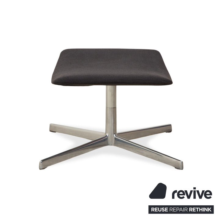 Arper Catifa 46 Fabric Stool Dark Grey Blue