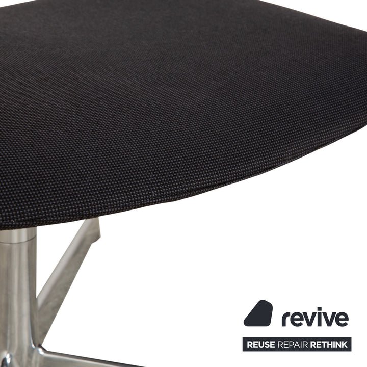 Arper Catifa 46 Fabric Stool Dark Grey Blue