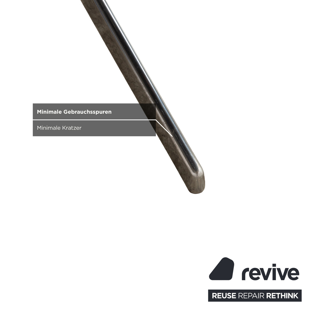 Arper Catifa 46 Stoff Sessel inkl. Hocker Dunkelgrau Blau manuelle Funktion