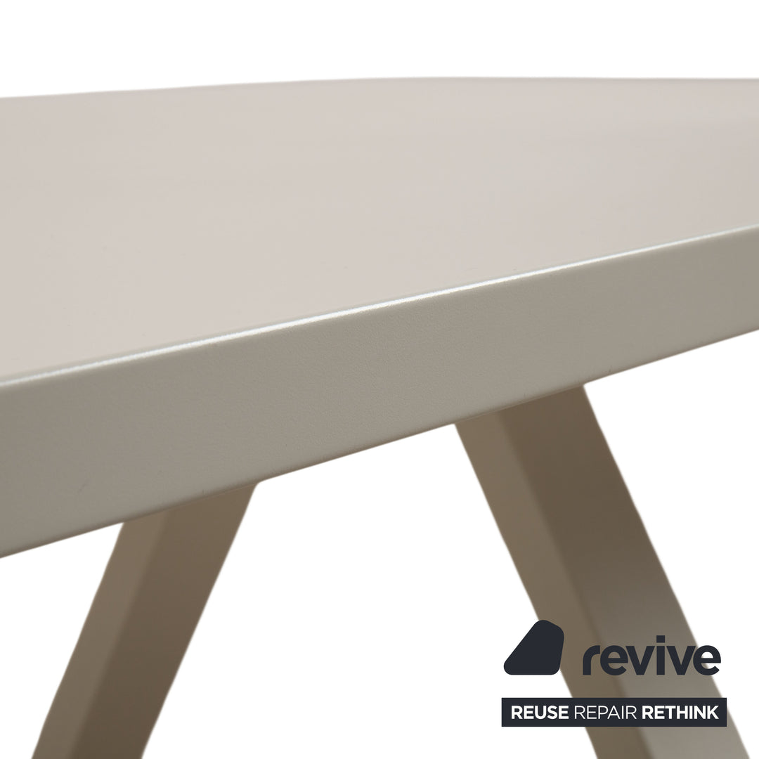 Bureau en bois Arper Cross blanc pour bureau à domicile