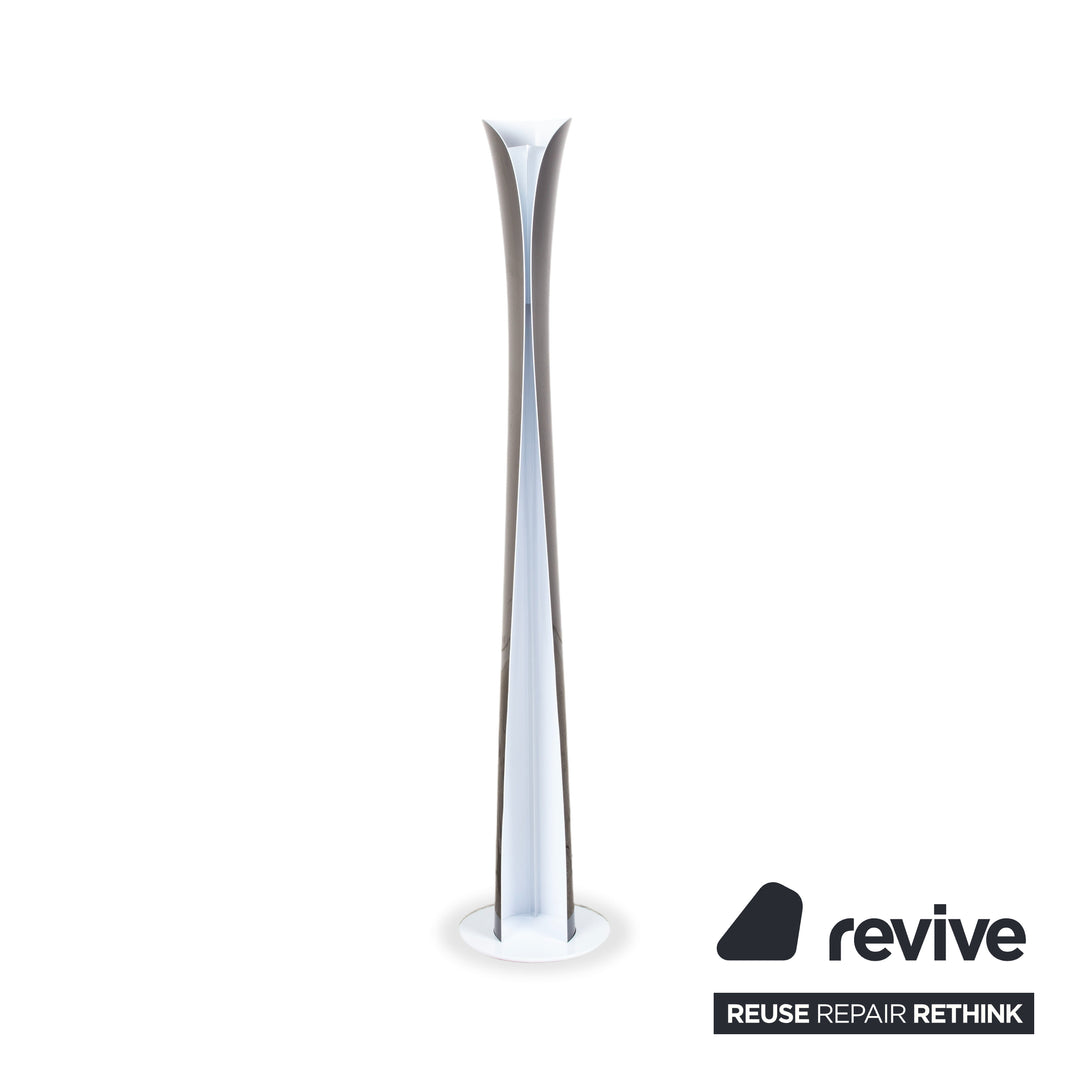 Artemide Cadmo Metall Stehlampe Silber Dimmbar by Karim Rashid