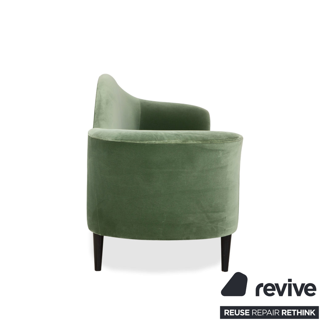 ATBO Grand Piano Stoff Zweisitzer Grün Sofa Couch Samt