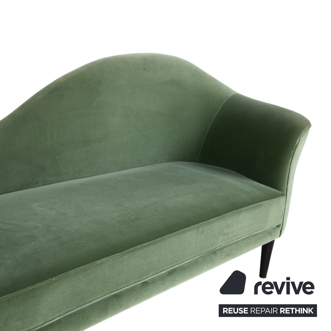 ATBO Grand Piano Stoff Zweisitzer Grün Sofa Couch Samt