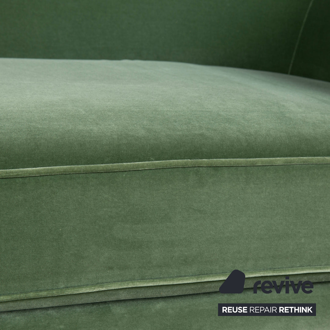 ATBO Grand Piano Stoff Zweisitzer Grün Sofa Couch Samt