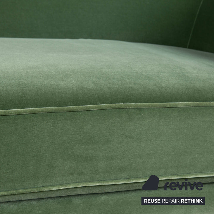 ATBO Grand Piano Stoff Zweisitzer Grün Sofa Couch Samt