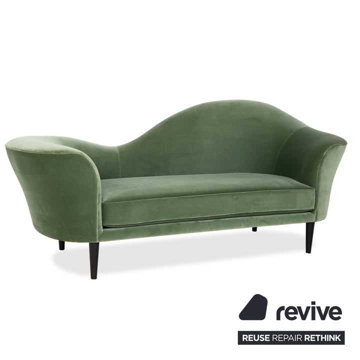 ATBO Grand Piano Stoff Zweisitzer Grün Sofa Couch Samt