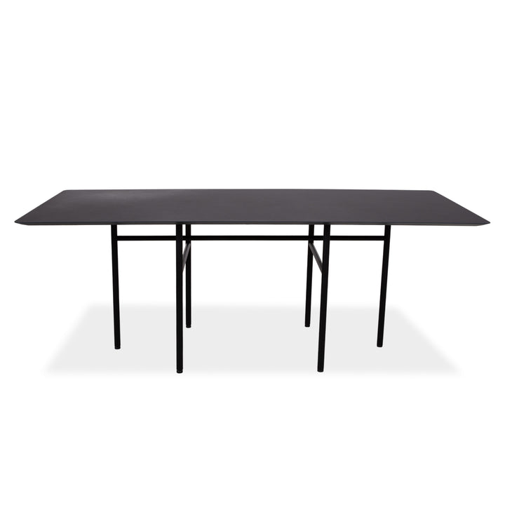 Table à manger Audo Snaregade en bois noir 200 x 90 cm